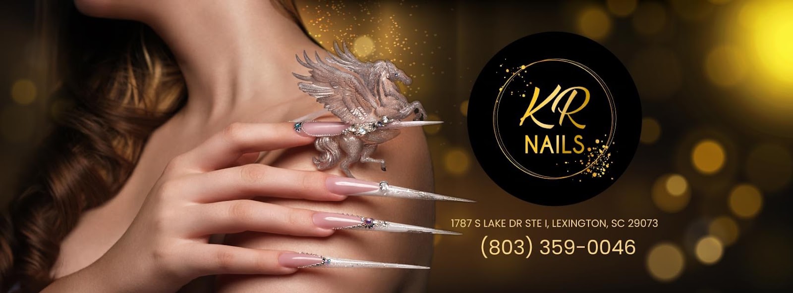 KR Nails logo